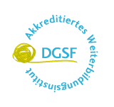 Siegel für akkreditierte Mitglieder DGSF